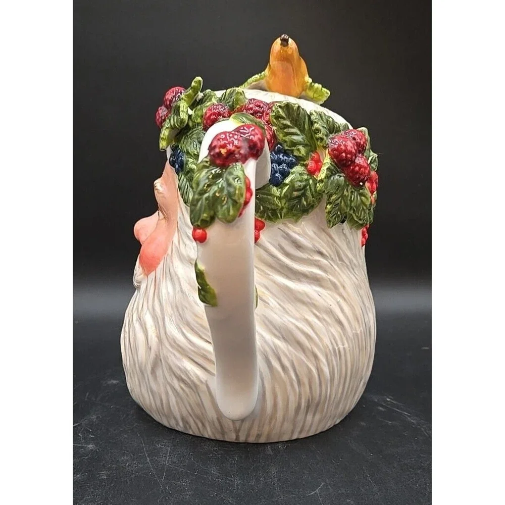 Department 56 Santa Christmas Holiday Seasonal Fruit‎ Teapot w/ box